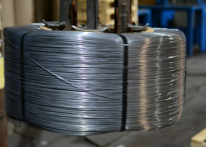 0.068 " High Carbon Patented Wire Flatten to 0.028 " Brush Steel Wire