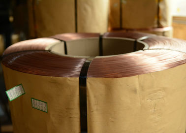 High Strength 0.60 - 3.0mm Copper Plated Steel Wire for Air Duct and Hose supplier